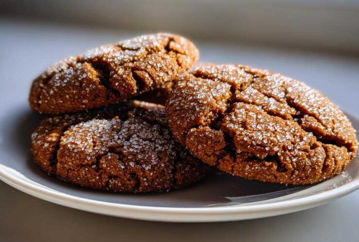 Warm Ginger-Lime Molasses Cookies