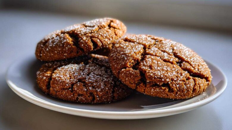 Warm Ginger-Lime Molasses Cookies