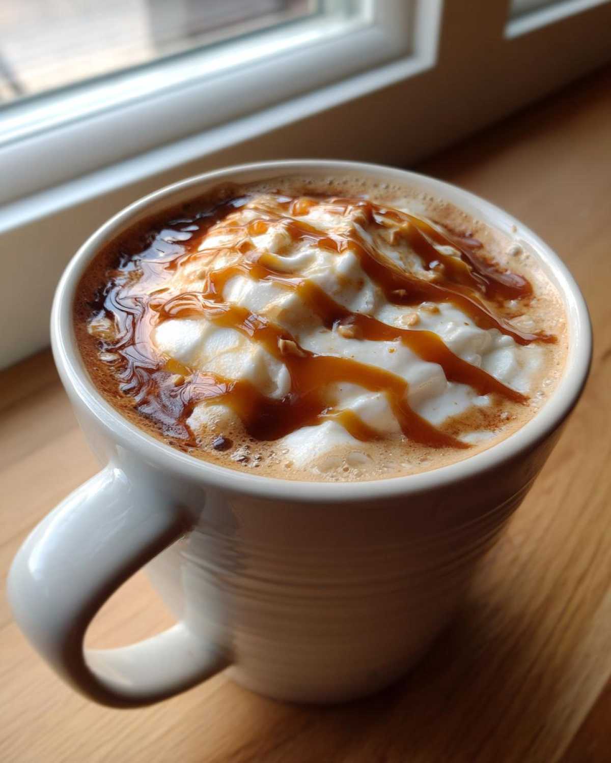 Warm Salted Caramel Nut Latte - detail 2
