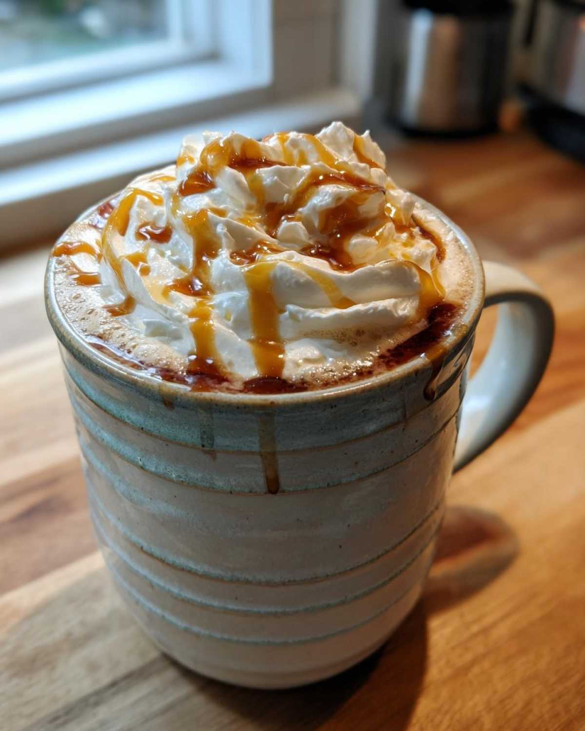 Warm Salted Caramel Nut Latte - detail 3