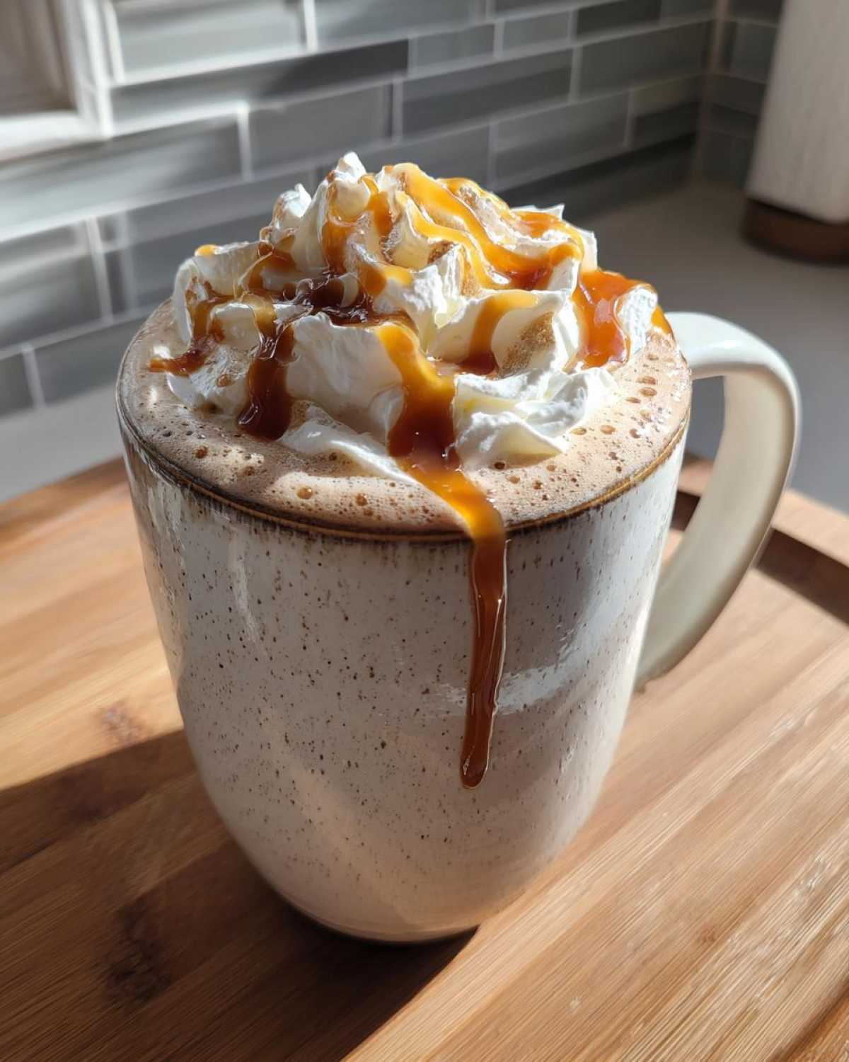 Warm Salted Caramel Nut Latte - detail 4