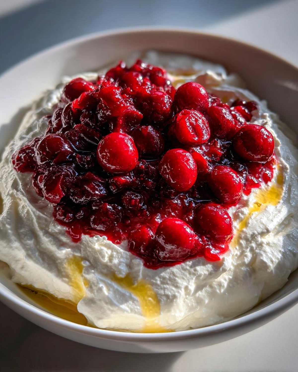 Whipped Feta Dip with Cranberry Compote - detail 3
