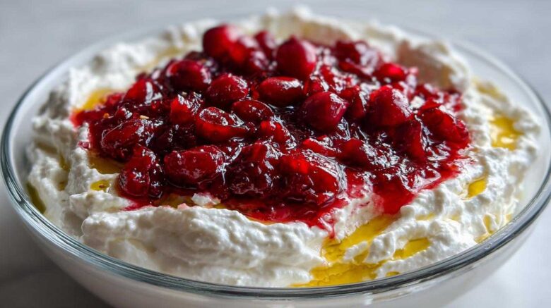 Whipped Feta Dip with Cranberry Compote
