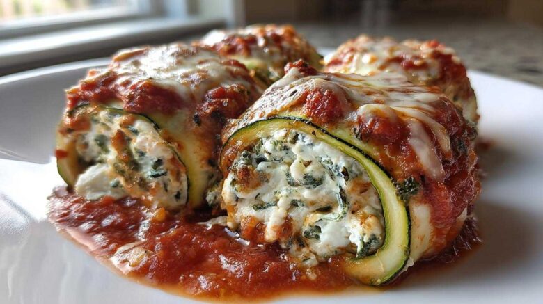 Zucchini Lasagna Roll-Ups