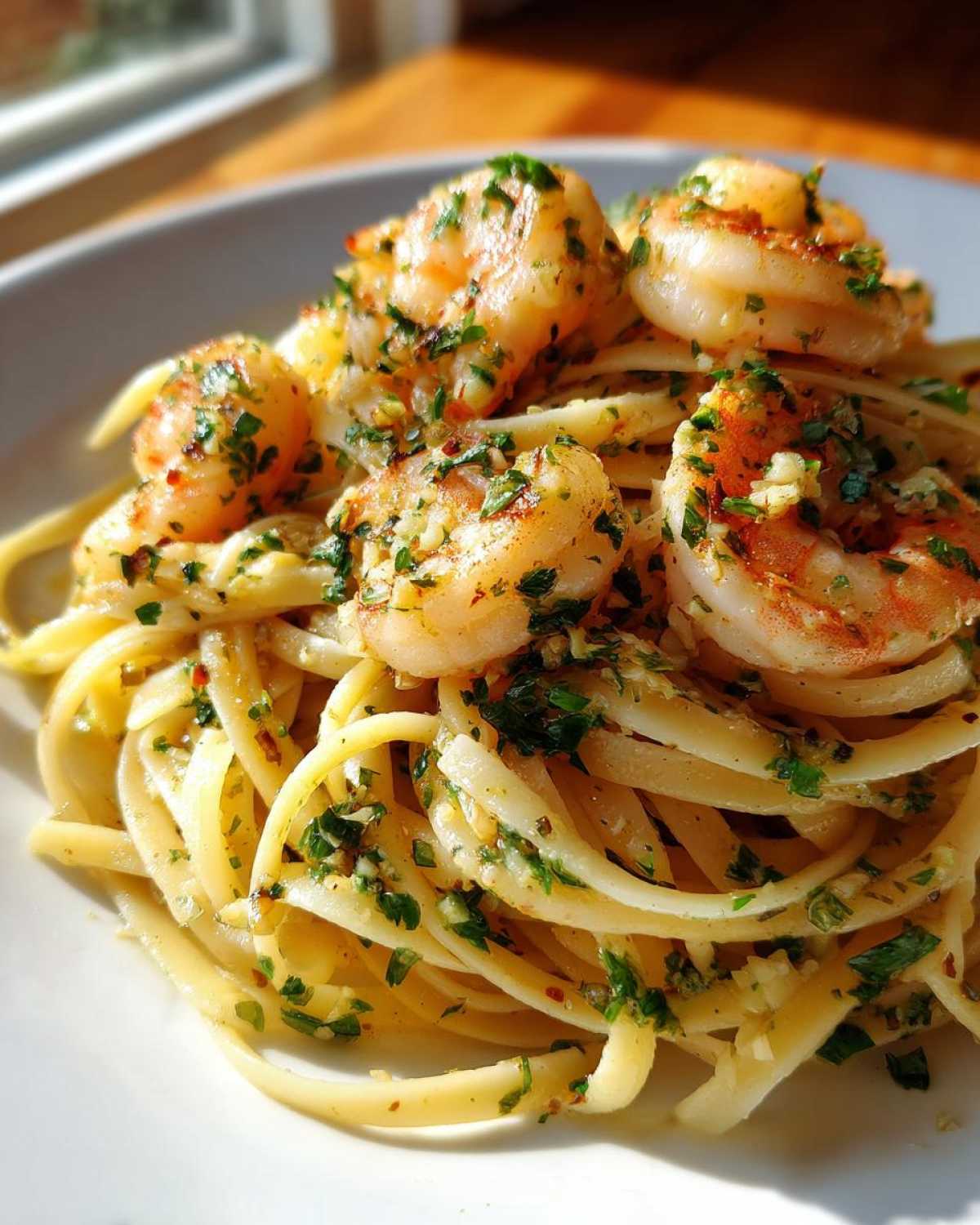 15-Minute Garlic Shrimp Pasta (Fast Weeknight Dinner) - detail 3