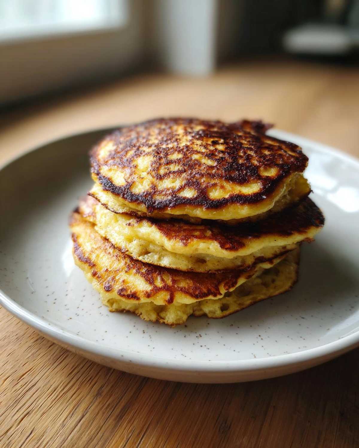 2-Ingredient Flourless Banana Pancakes (Healthy Breakfast) - detail 3