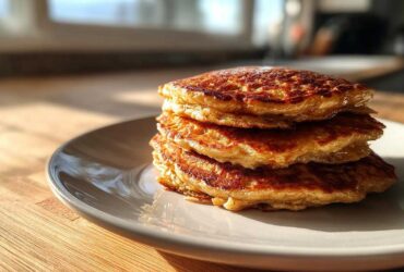 2-Ingredient Flourless Banana Pancakes (Healthy Breakfast)