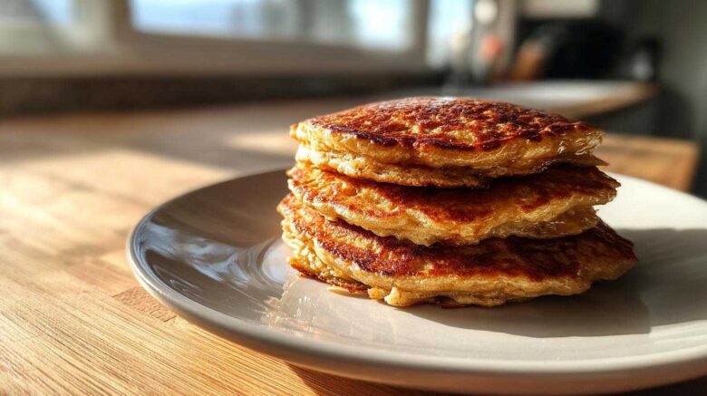 2-Ingredient Flourless Banana Pancakes (Healthy Breakfast)