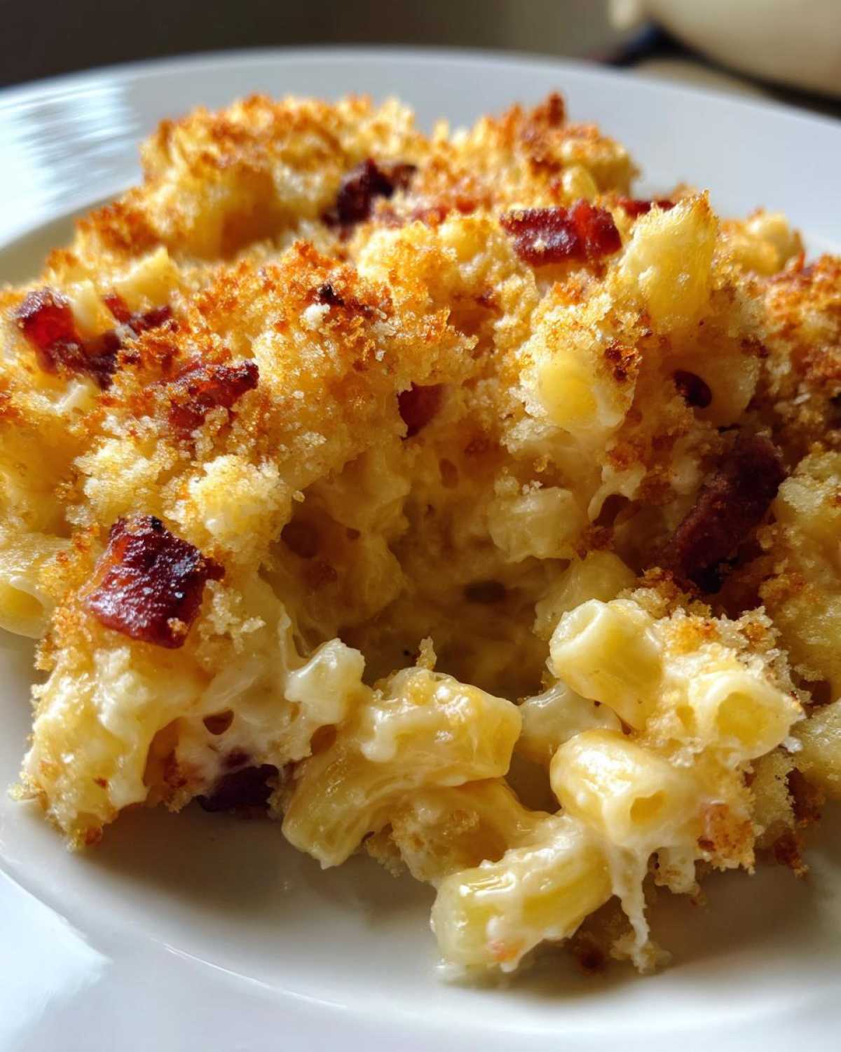3-Cheese Bacon Mac & Cheese (with Crunchy Topping) - detail 1