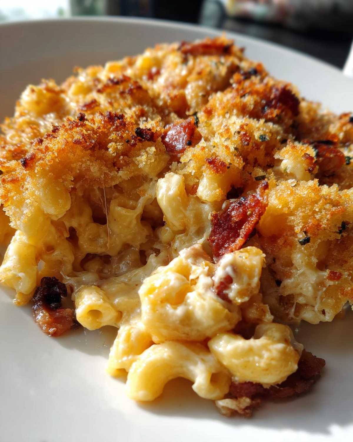3-Cheese Bacon Mac & Cheese (with Crunchy Topping) - detail 3