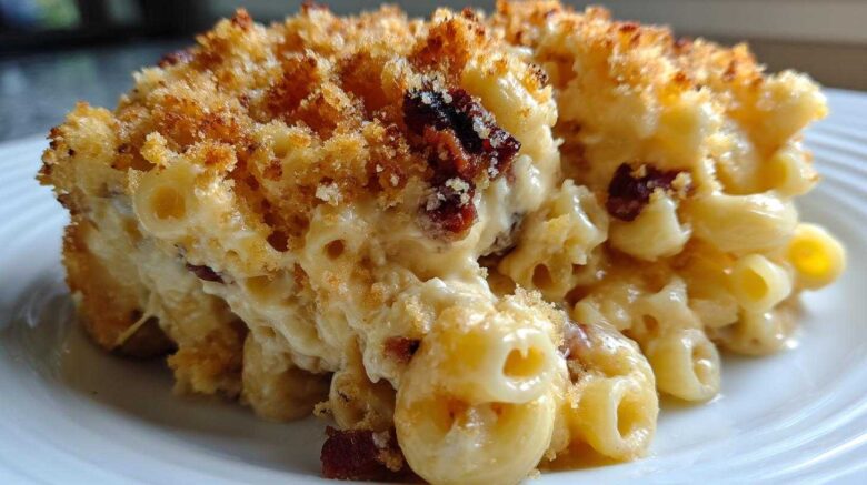 3-Cheese Bacon Mac & Cheese (with Crunchy Topping)