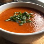 5-Ingredient Tomato Basil Soup (Easy & Creamy)