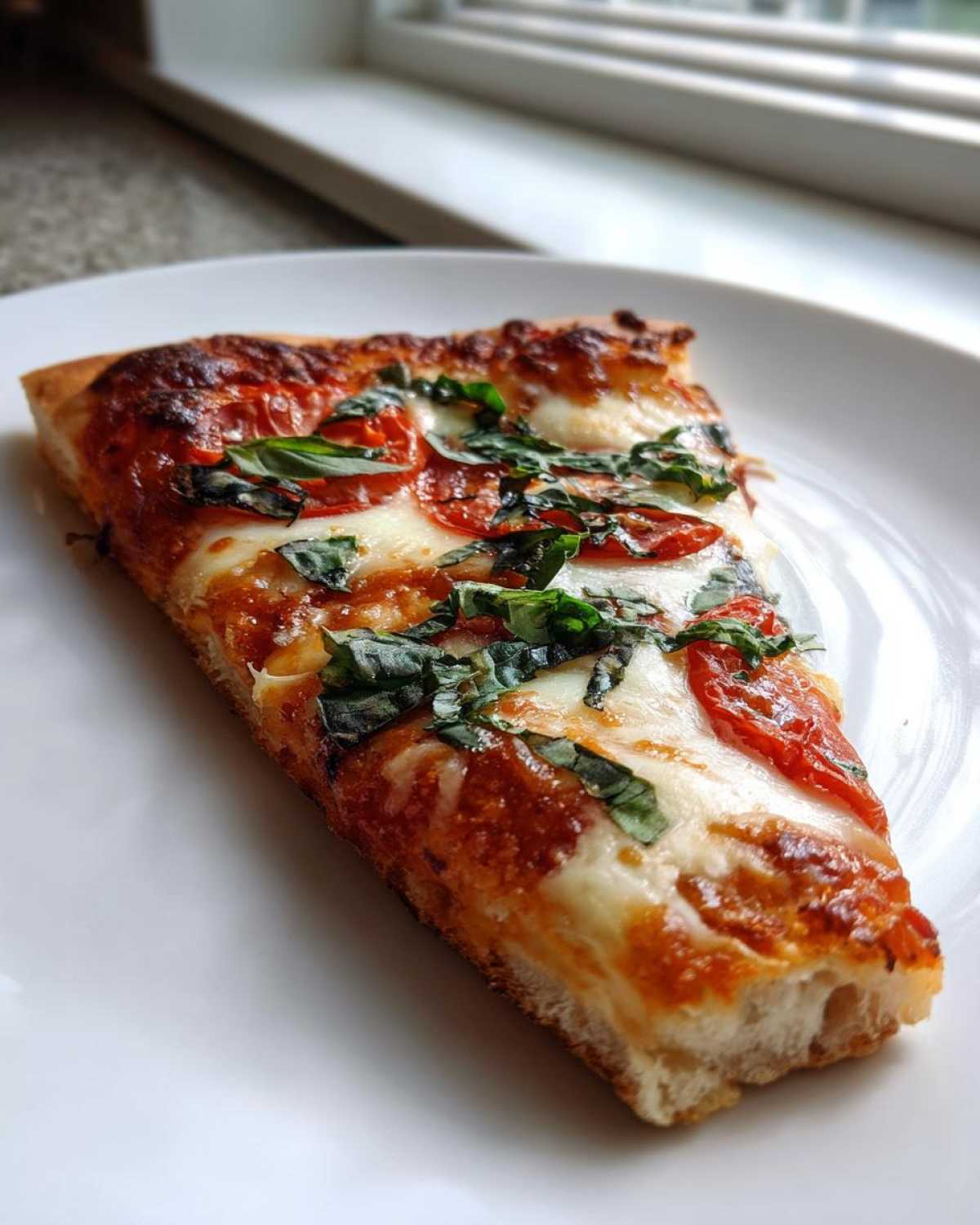 5-Minute Caprese Flatbread Pizza (Instant Snack) - detail 1