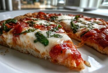 5-Minute Caprese Flatbread Pizza (Instant Snack)