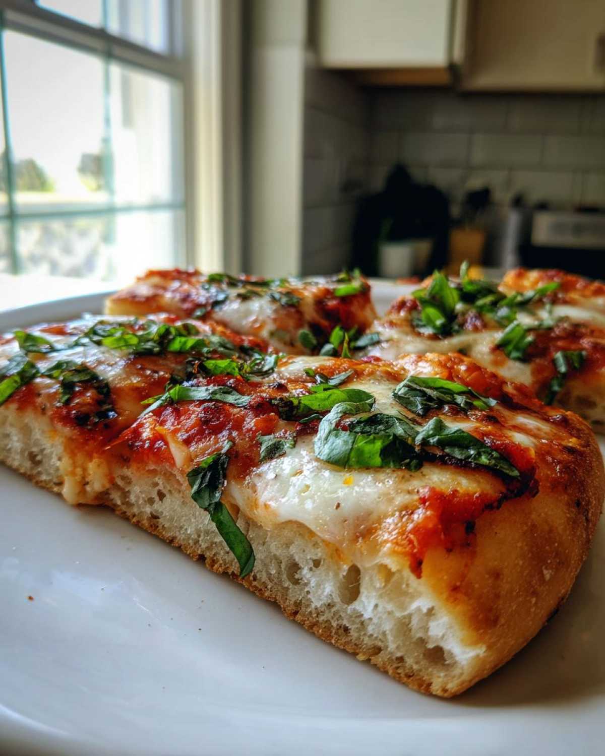 5-Minute Caprese Flatbread Pizza (Instant Snack) - detail 4
