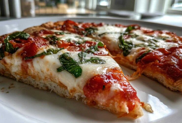 5-Minute Caprese Flatbread Pizza (Instant Snack)