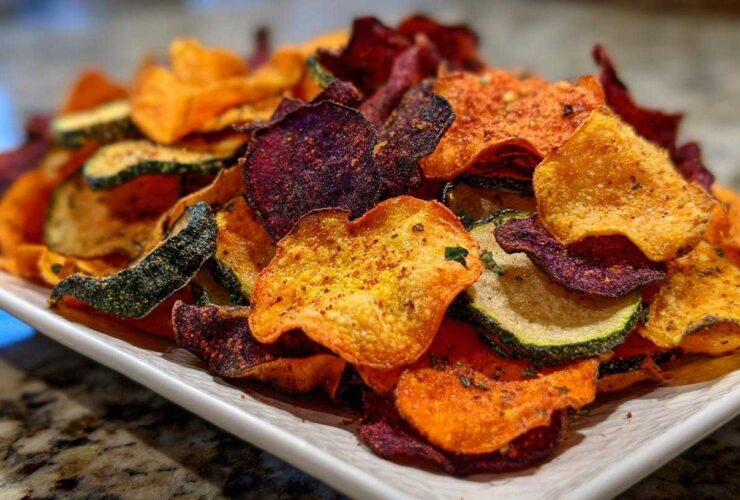 Air Fryer Veggie Chips (Crispy Guilt-Free Snack)