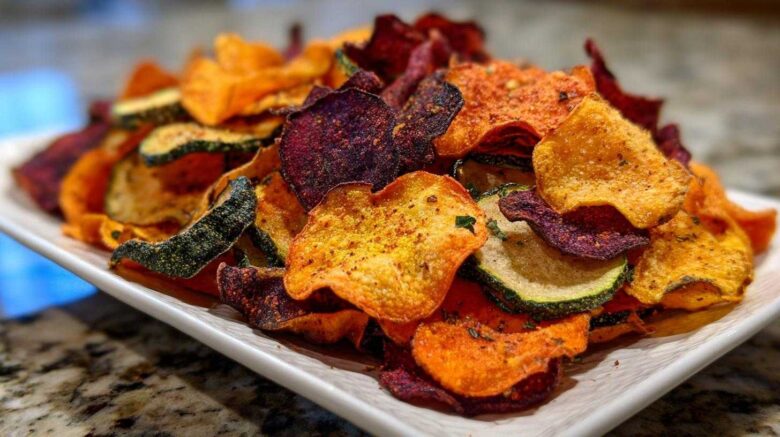 Air Fryer Veggie Chips (Crispy Guilt-Free Snack)