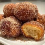 Apple Cider Donut Holes with Cinnamon