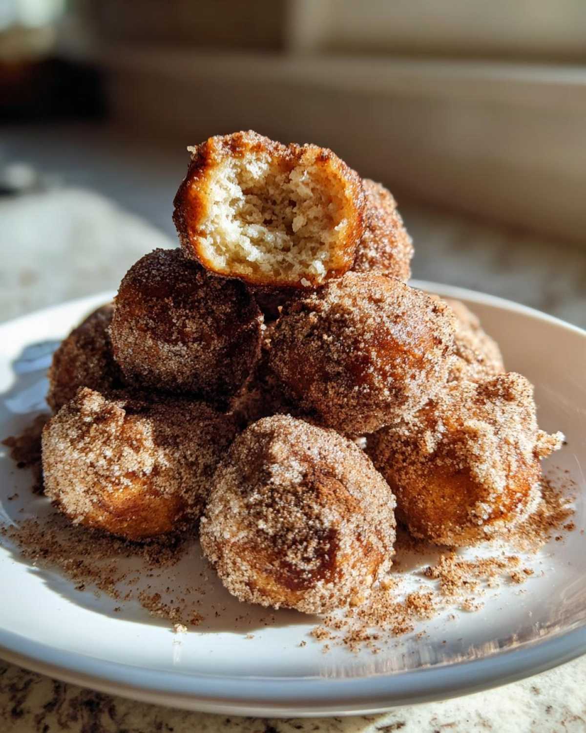 Apple Cider Donut Holes with Cinnamon - detail 2