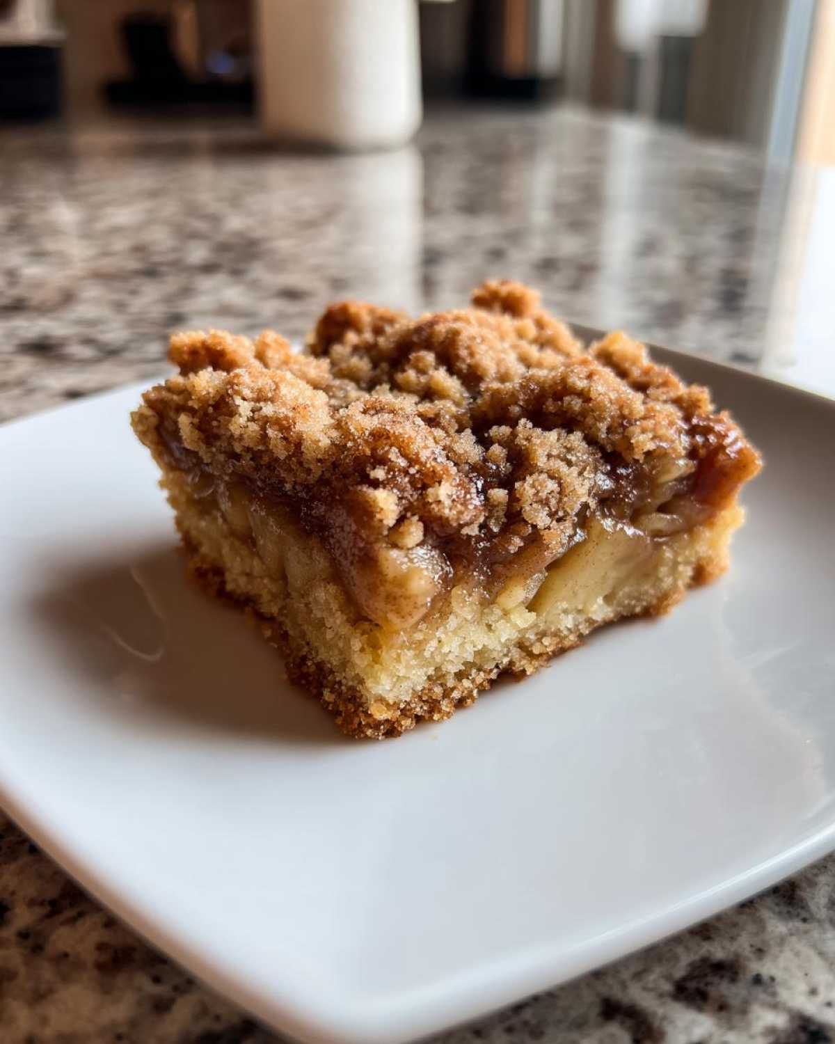 Apple Pie Crumb Bars with Cinnamon - detail 1