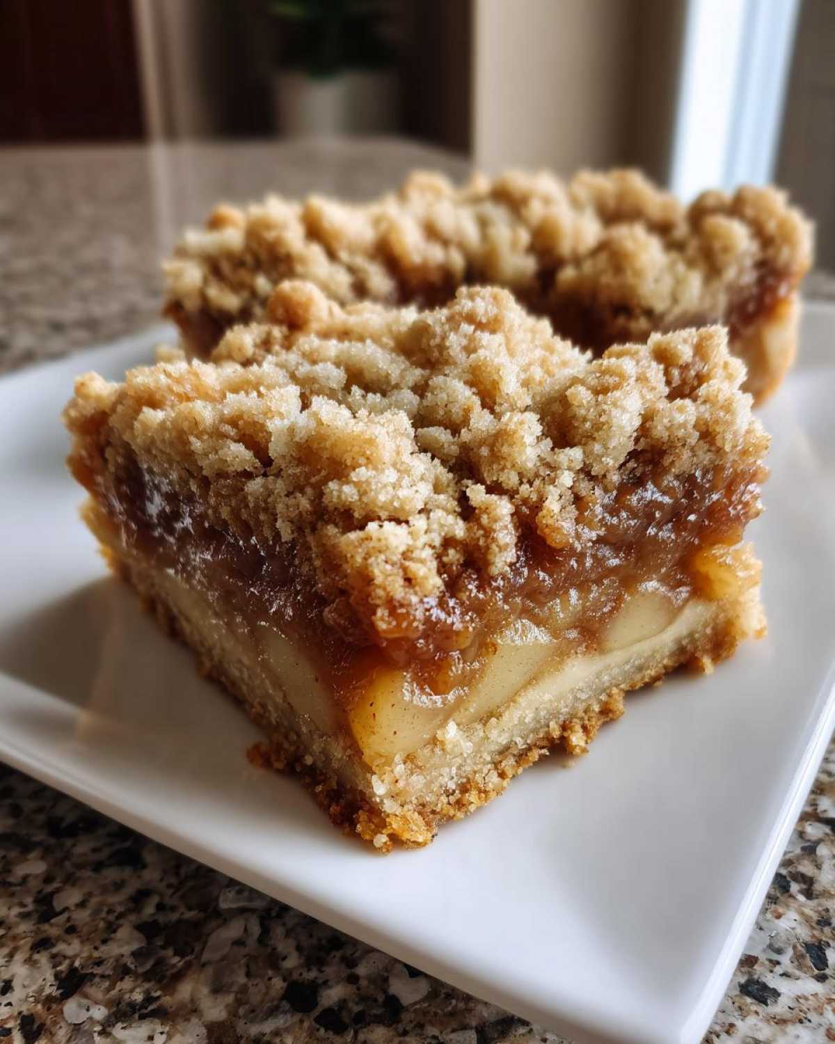 Apple Pie Crumb Bars with Cinnamon - detail 2