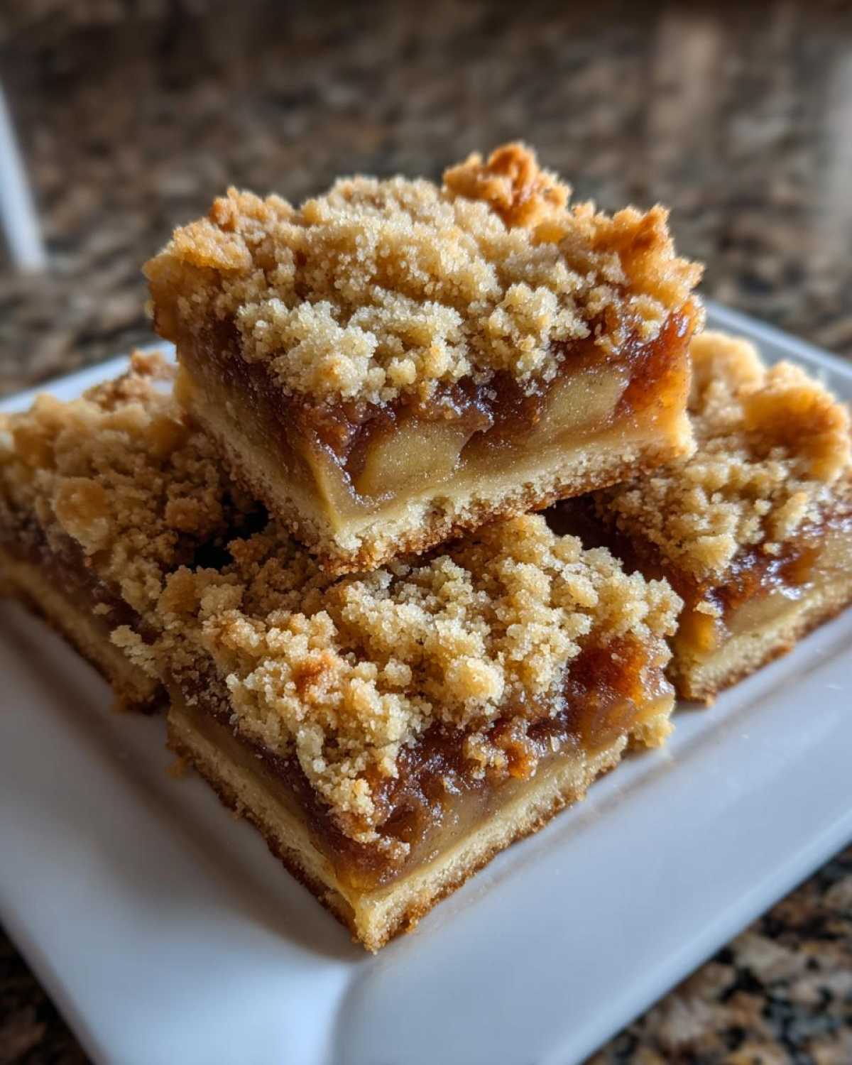 Apple Pie Crumb Bars with Cinnamon - detail 4