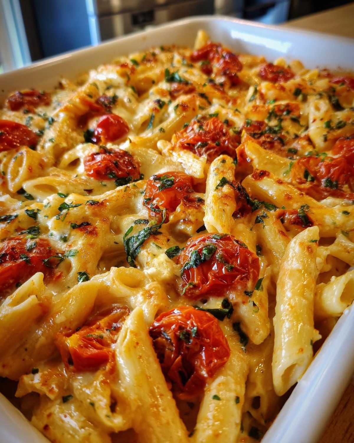 Baked Feta Tomato Pasta Bake - detail 2