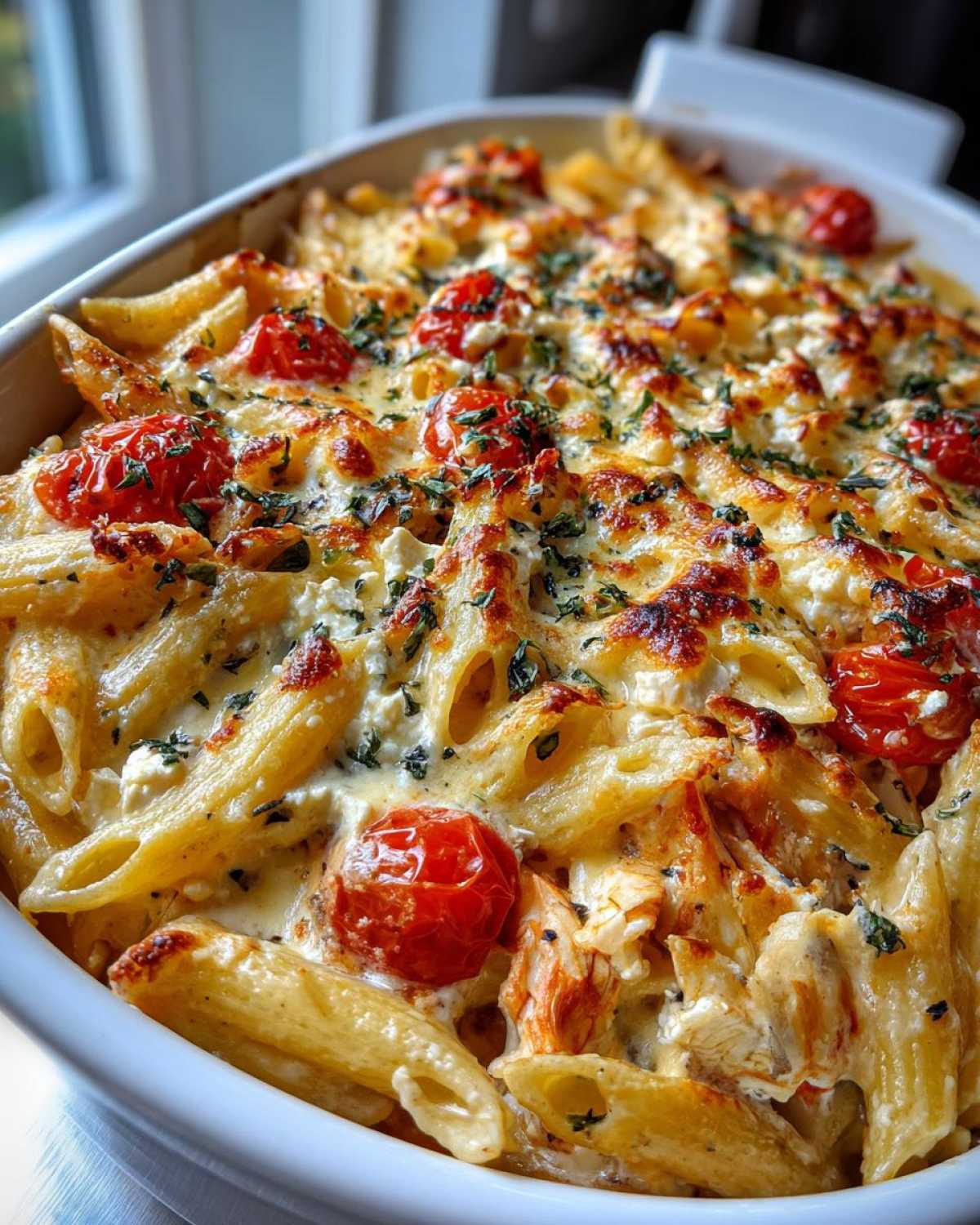 Baked Feta Tomato Pasta Bake - detail 3