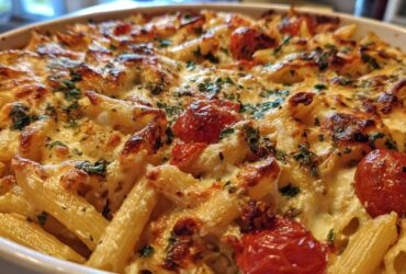 Baked Feta Tomato Pasta Bake