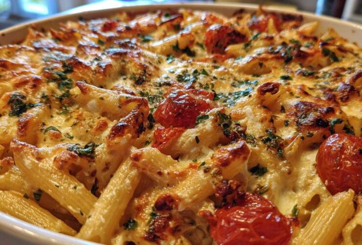 Baked Feta Tomato Pasta Bake