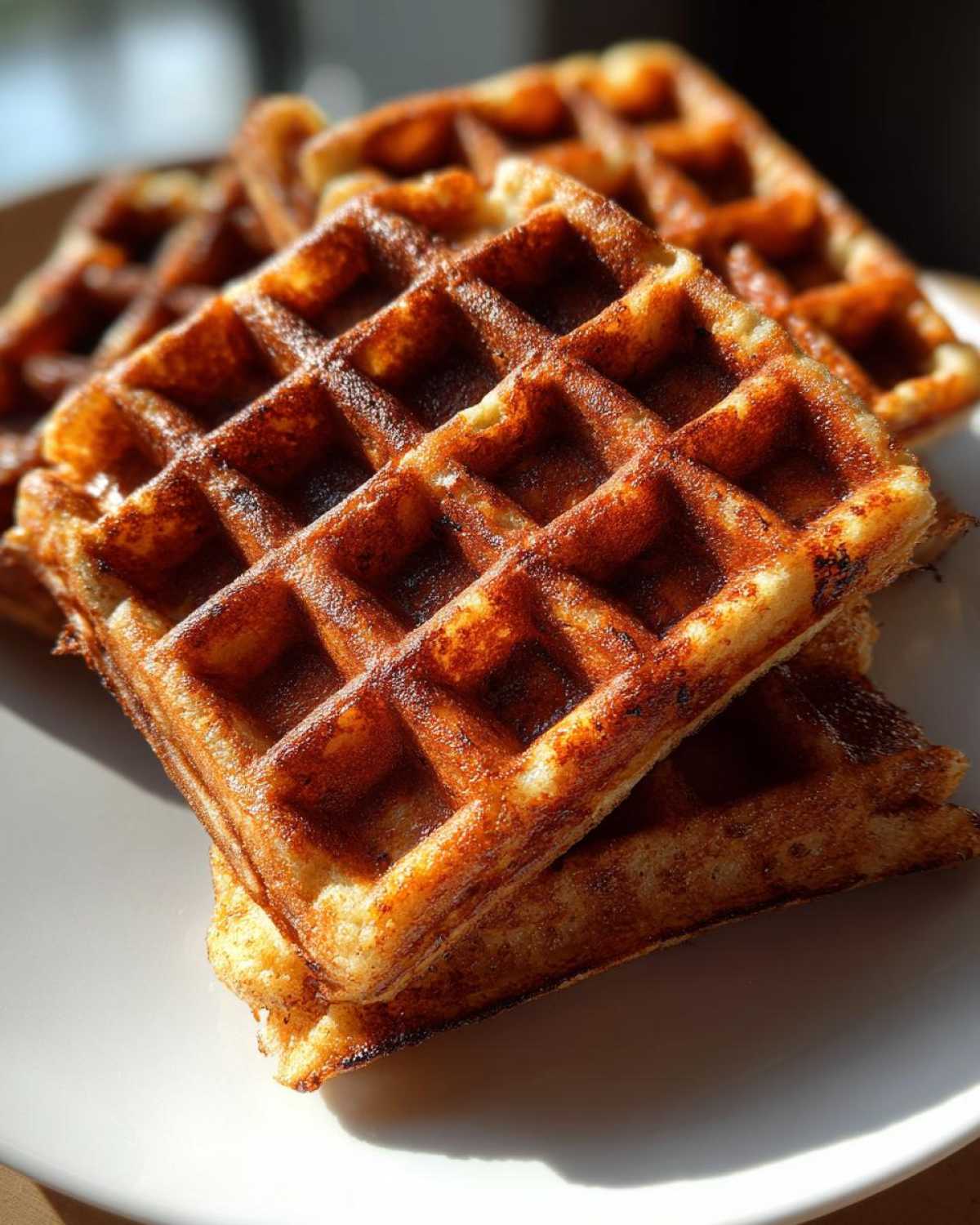 Banana Bread Waffles (Use Overripe Bananas) - detail 4
