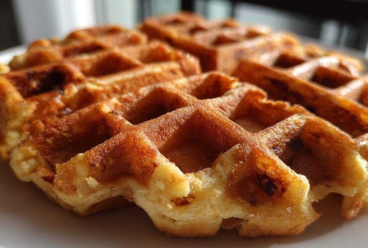 Banana Bread Waffles (Use Overripe Bananas)