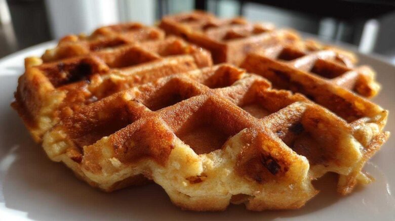 Banana Bread Waffles (Use Overripe Bananas)