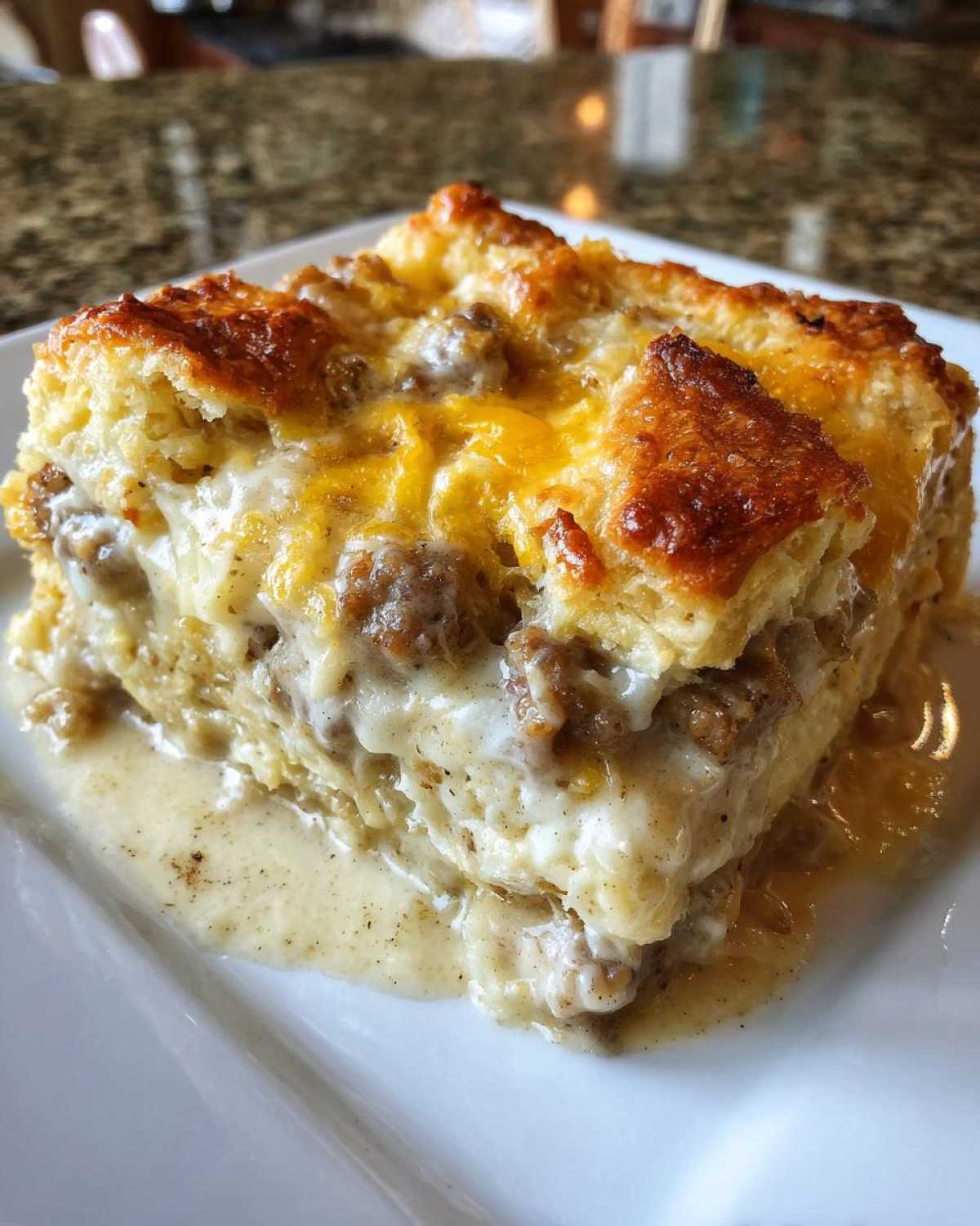 Biscuits and Gravy Casserole (Southern Comfort) - detail 1