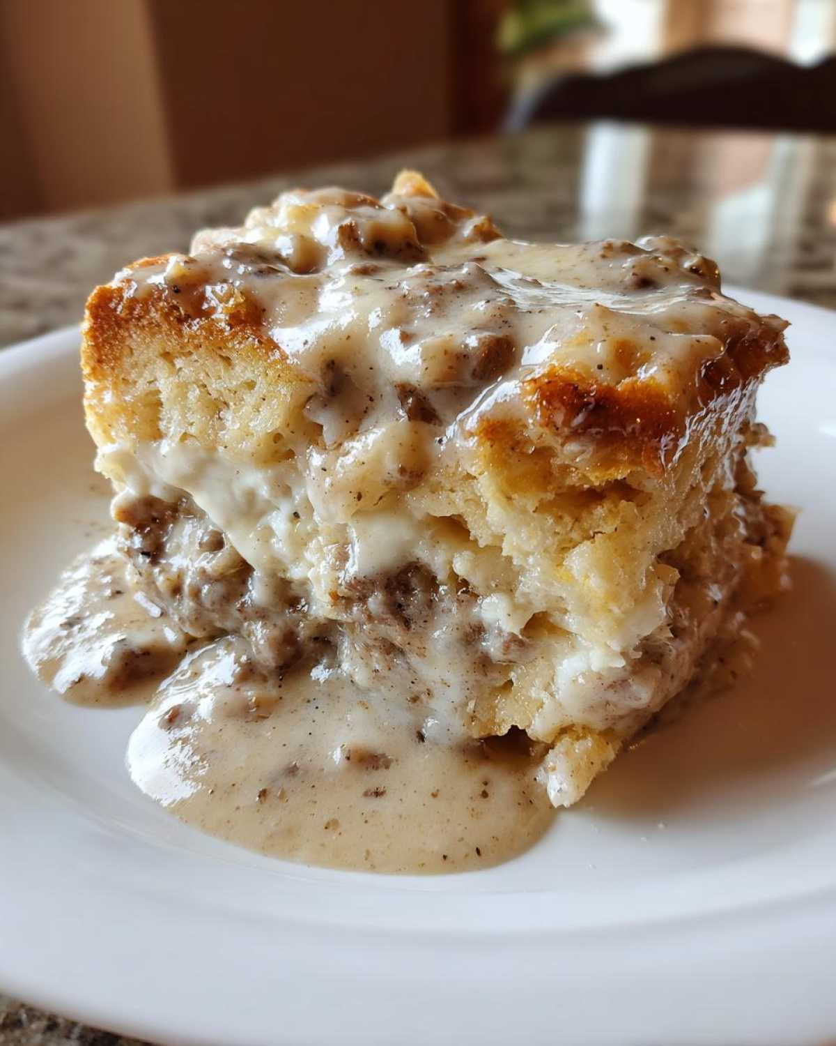Biscuits and Gravy Casserole (Southern Comfort) - detail 4