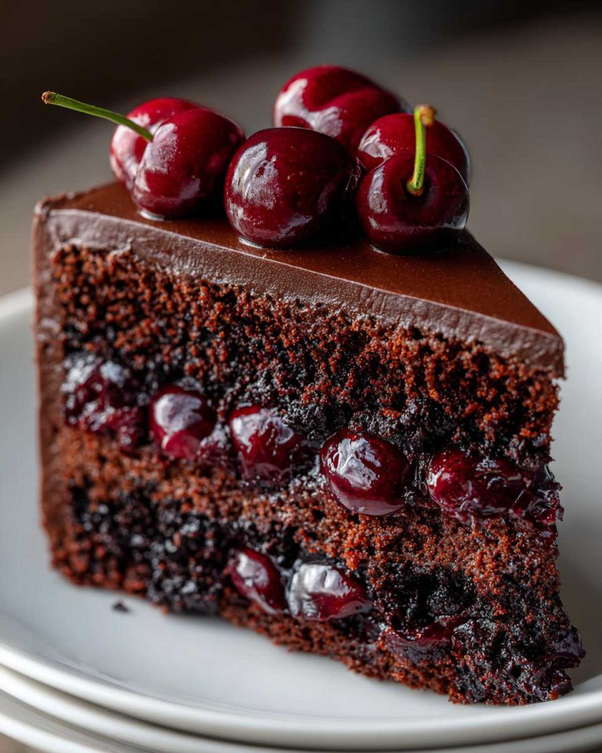 Black Forest Hot Chocolate Cake (Decadently Moist) - detail 1