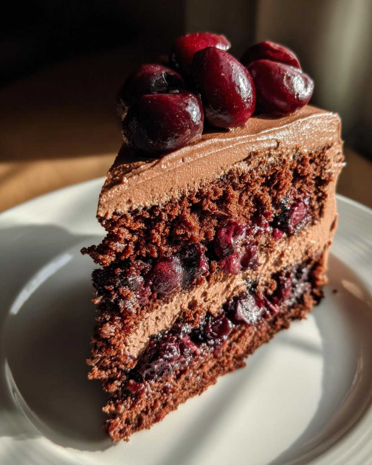 Black Forest Hot Chocolate Cake (Decadently Moist) - detail 2