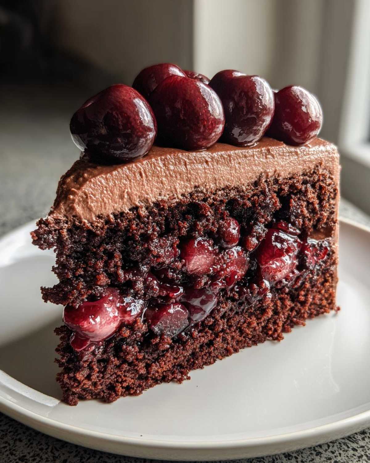 Black Forest Hot Chocolate Cake (Decadently Moist) - detail 3