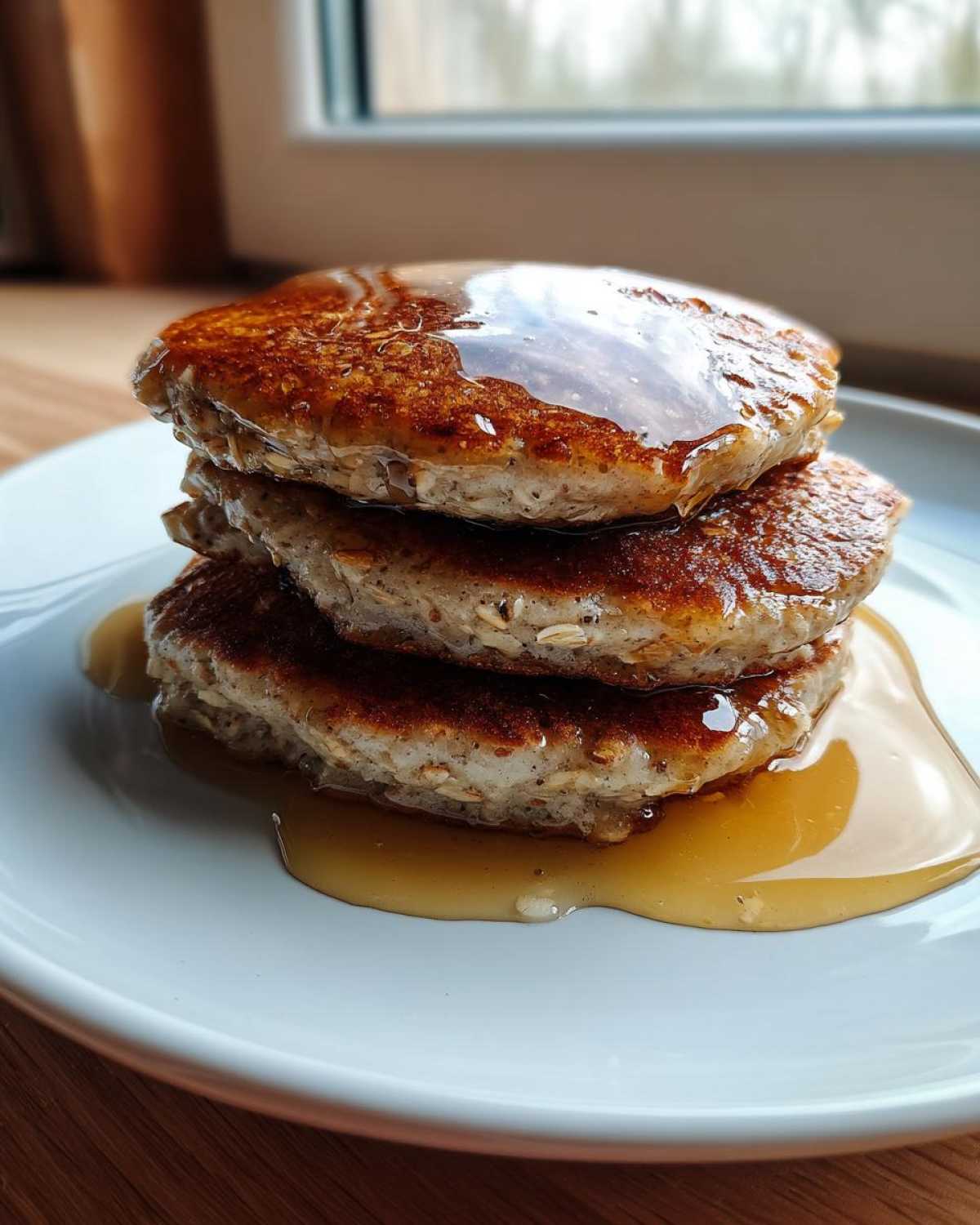Blender Banana Oat Pancakes (No Flour Needed) - detail 3