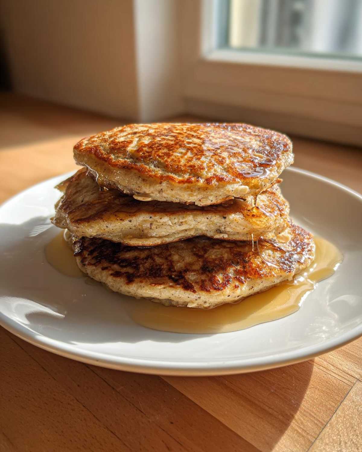 Blender Banana Oat Pancakes (No Flour Needed) - detail 4