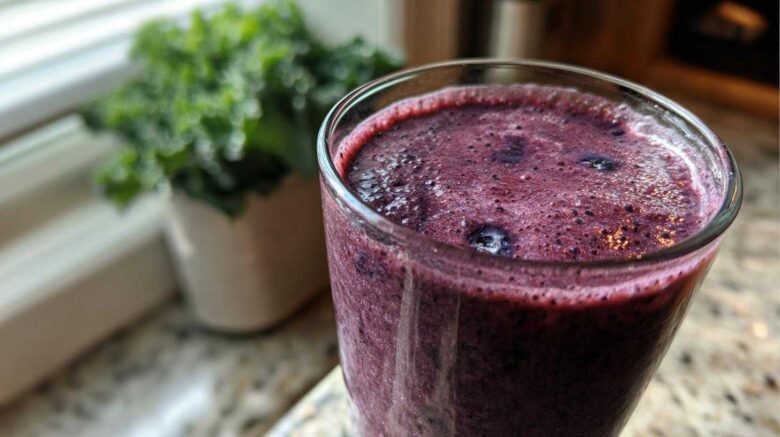 Blueberry Kale Power Smoothie (Antioxidant Blast)