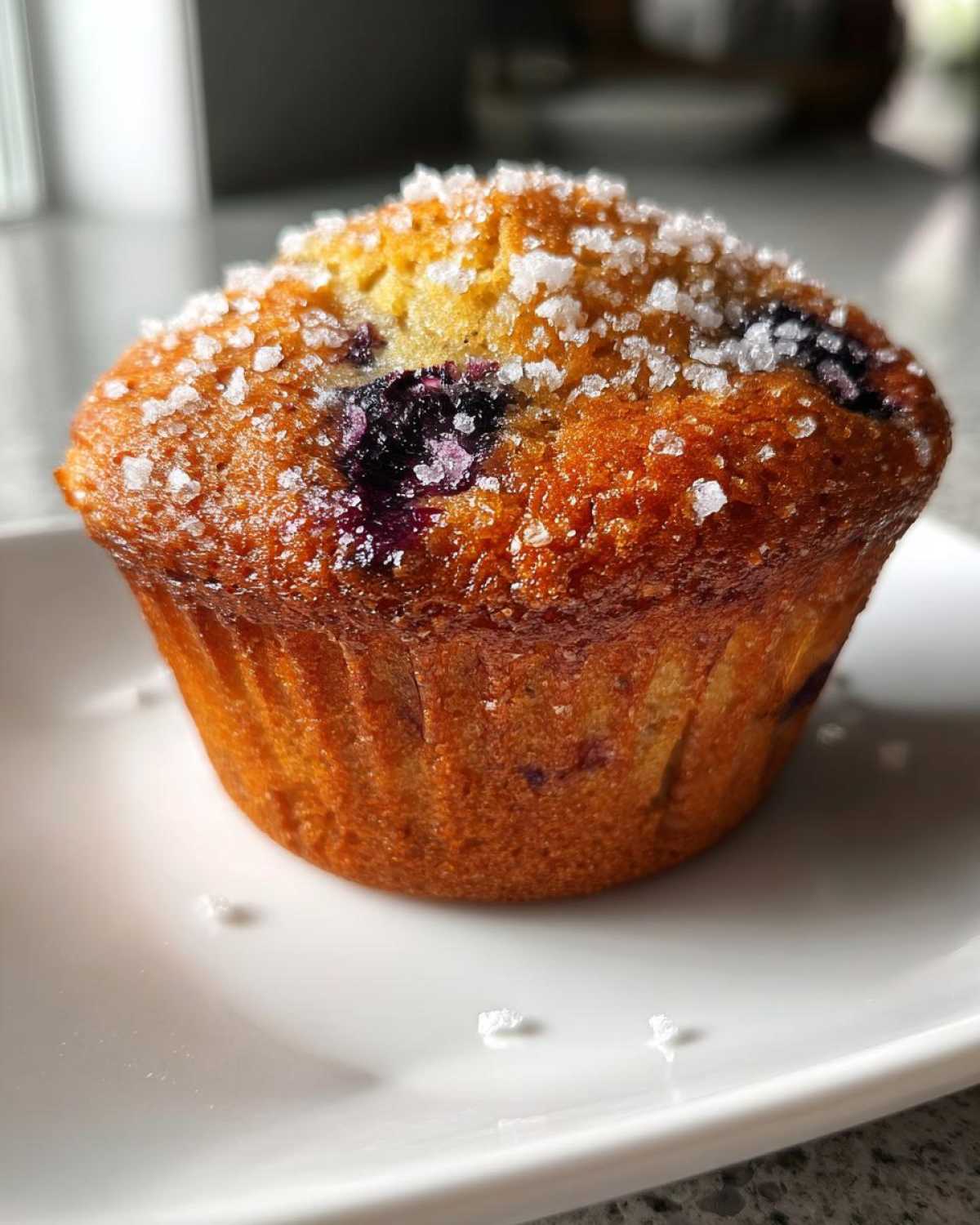 Blueberry Lemon Zucchini Muffins with Oats - detail 4