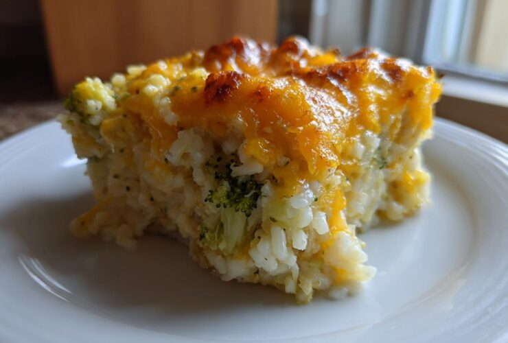 Broccoli Cheddar Rice Casserole (Kid-Friendly Classic)