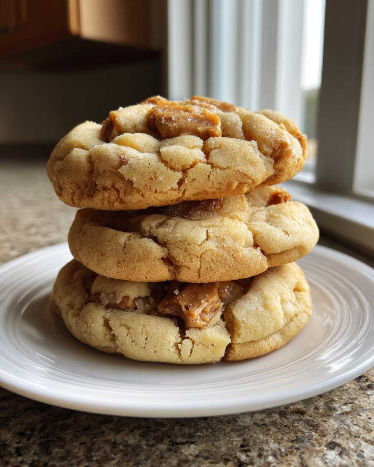 Brown Butter Toffee Cookies (Bakery-Style with a Secret) - detail 4