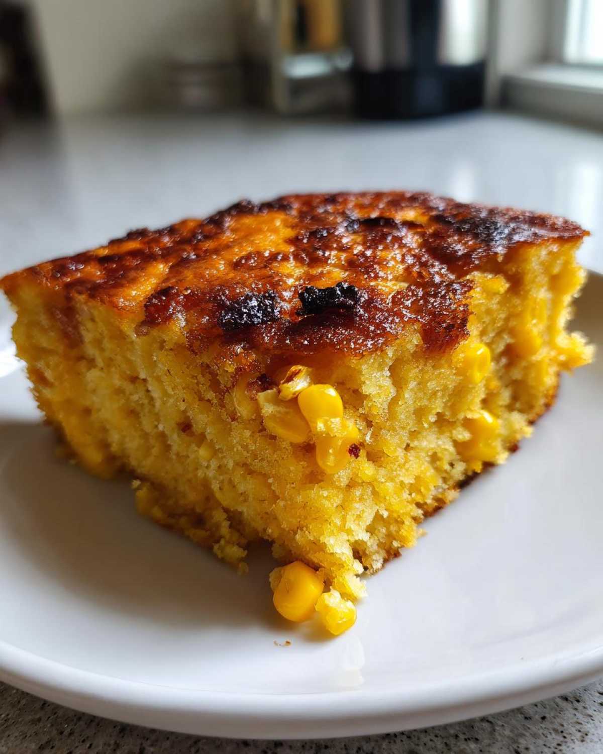 Buttery Corn Pudding with Bacon - detail 3