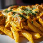 Cajun Butter Chicken Pasta Bake