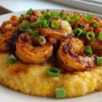 Cajun Shrimp and Cheddar Grits