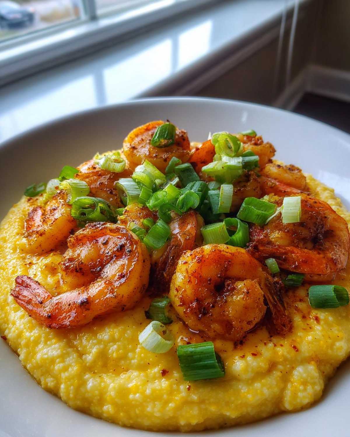 Cajun Shrimp and Cheddar Grits - detail 3