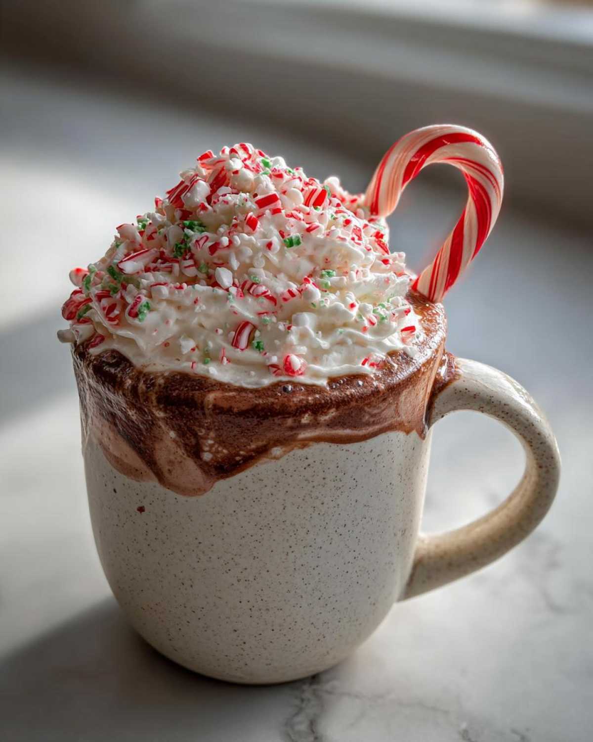 Candy Cane Hot Chocolate Latte - detail 2